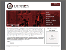 Tablet Screenshot of frenchyshelmets.com